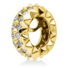 Anhänger aus 585 Gold Gelbgold 18 Brillanten 0,19ct W-SI/PI Ø10,5mm
