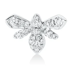 Anhänger aus 750 Gold Weißgold 25 Brillanten 0,4ct TW-SI 11,5x16,7mm