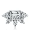 Anhänger aus 585 Gold Weißgold 8 Diamanten 0,17ct 5,5x8,8mm