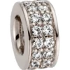 Anhänger aus 585 Gold Weißgold mit 32 Diamanten 0,25ct Rund Ø 7,5mm