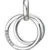 Anhänger aus 925 Silber mit 5 Zirkonia Silberanhänger Halsschmuck Kreise