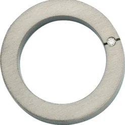 Anhänger aus Titan mit Diamant 0.03Ct W/SI Brillant Kreisförmig mattiert Damen