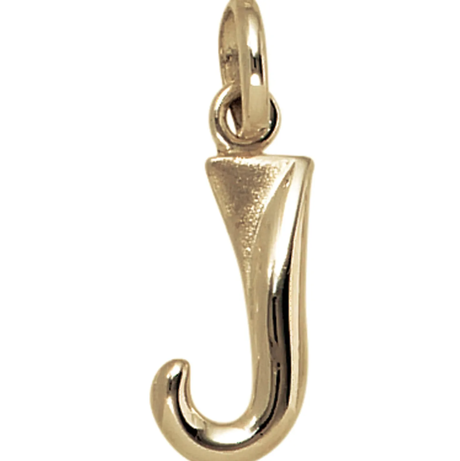 Anhänger Buchstabe J 375 Gold Gelbgold 15,1x6,7mm Halsschmuck Buchstabenanhänger