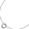 Anhänger durchbrochener Kreis Diamanten 0.06Ct W/SI Brillanten 950 Platin