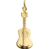 Anhänger Gitarre aus 333 Gold Gelbgold 24,6x9,4mm Goldanhänger Musik