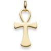 Anhänger ägyptisches Kreuz Ankh Leben & Wiedergeburt 750 Gold Gelbgold 31x15mm