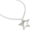 Anhänger Halsschmuck Stern mit Zirkonia 925 Silber modern Damen