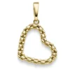 Anhänger Herz 29,5x18mm aus 585 Gold Gelbgold glänzend