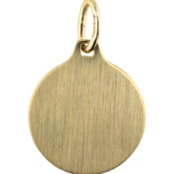 Anhänger Kompass Windrose aus 375 Gold Gelbgold teilmattiert 14x12,2mm