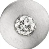 Anhänger Kreis mit Diamant 0.25Ct W/SI Brillant 950 Platin mattiert