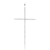 Anhänger Kreuz aus 750 Weißgold 71 Brillanten 0,15ct W-SI 45,8x24mm mit Öse