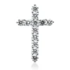Anhänger Kreuz aus 750 Weißgold 12 Brillanten 0,59ct TW-VSI/SI 19,4x12,5mm