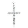 Anhänger Kreuz aus 750 Weißgold 11 Brillanten 2,11ct TW-SI 34,5x19,9mm mit Öse