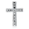 Anhänger Kreuz aus 750 Weißgold 79 Diamanten 1,41ct TW-VSI/SI 28,7x20,3mm