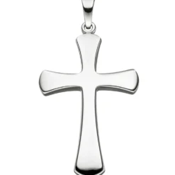 Anhänger Kreuz Kreuzanhänger Silberkreuz 31,1x18,9mm aus echtem 925 Silber