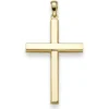 Anhänger Kreuz 38x20,5mm aus 585 Gold Gelbgold Halsschmuck schlicht