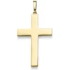 Anhänger Kreuz 46,5x23,5mm aus 585 Gold Gelbgold glänzend schlicht