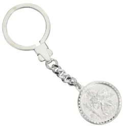 Anhänger Schlüsselanhänger Christopherus 925 Echt Silber Unisex