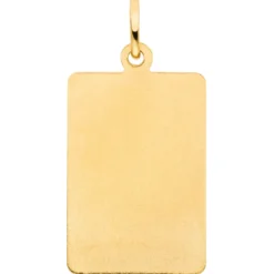 Anhänger Sternzeichen Schütze 333 Gold Gelbgold mattiert rechteckig 20,8x12,1mm