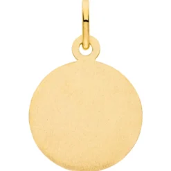 Anhänger Sternzeichen Schütze aus 333 Gold Gelbgold mattiert rund Ø 12mm