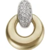 Anhänger 12,5x16,8mm aus 585 Gold Gelbgold & Weißgold 25 Brillanten 0,12ct