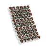 Anhänger 38x25mm aus 925 Silber Echtsilber dunkelrote Steine Damen Rechteck