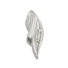 Anhänger 20x6mm Blatt mit weißen Zirkonia 925 Silber Halsschmuck für Damen
