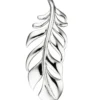 Anhänger 12,5x31,9mm Feder aus 925 Silber glänzend Halsschmuck Damen
