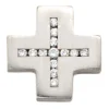 Anhänger 14,5x14,5mm Kreuz mit Diamanten 0.2Ct W/SI 950 Platin Platinanhänger