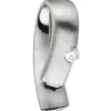 Anhänger 4,5x16,6mm mit Diamant 0.06Ct Brillant gebogen 950 Platin