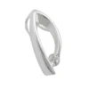 Anhänger 18,5x8mm mit Zirkonia 925 Silber oval Silberanhänger Damen