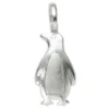 Anhänger 6,8x16,7mm Pinguin aus echtem 925 Silber Kettenanhänger Kinder