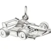 Anhänger 25,9x12,7mm Rennwagen Sportwagen Formula1 925 Silber anhänger