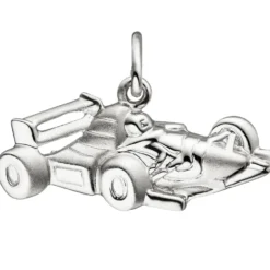 Anhänger 25,9x12,7mm Rennwagen Sportwagen Formula1 925 Silber anhänger
