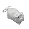 Anhänger 22x11mm - Schweinchen Ferkel Schwein Glücksschwein 925 Silber Damen