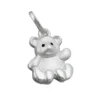 Anhänger 14x10mm Silberanhänger Bär Bärchen aus 925 Silber für Kinder