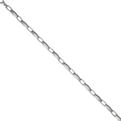 Armband Armkette aus 950 Platin mattiert Armschmuck 19,5cm