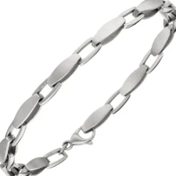 Armband Armkette aus 950 Platin mattiert Armschmuck 19,5cm