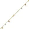 Armband Armkette Kugel Kügelchen 585 Gold Gelbgold Weißgold Rotgold 19cm