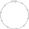 Armband Armkette mit Kugeln 2,9mm aus 925 Silber 18,5cm Armschmuck Kugelkette