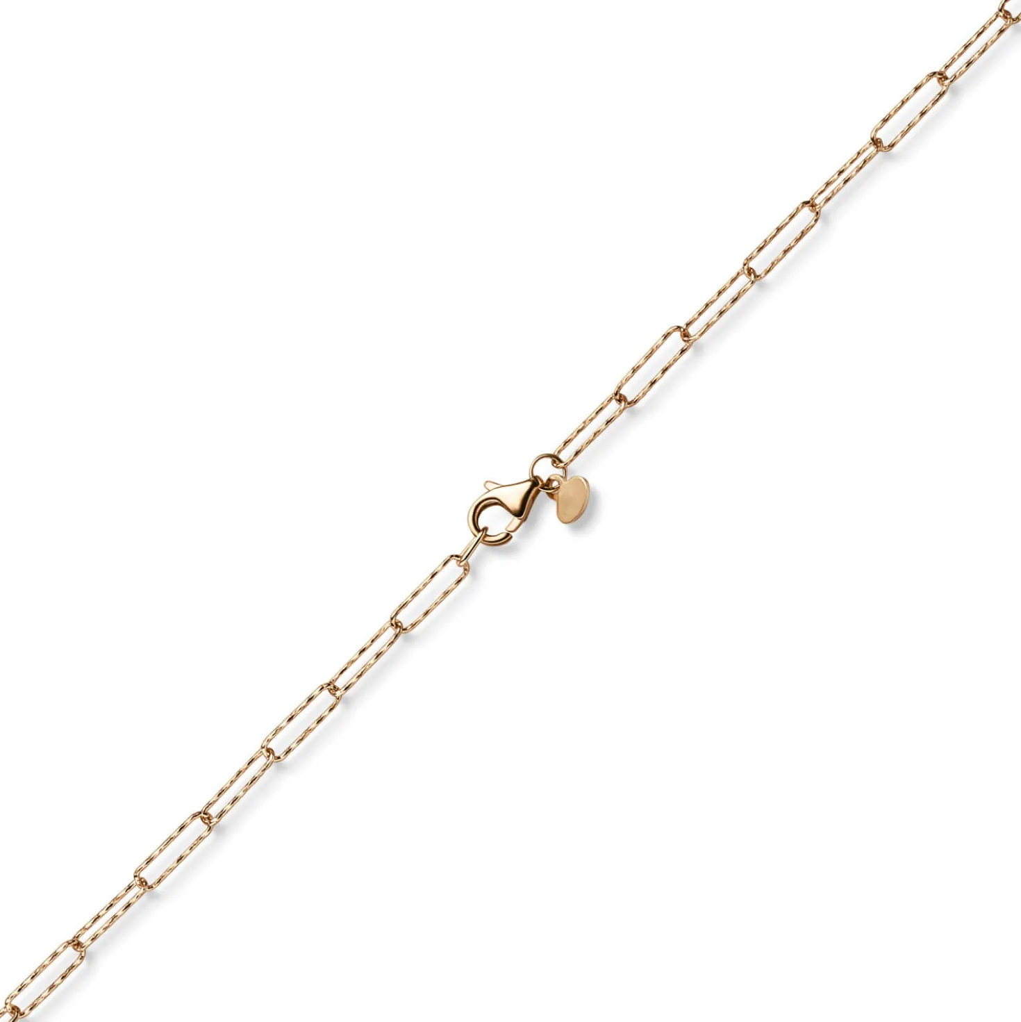 Armband Armkette Weit-Ankerkette aus 585 Gold Rotgold strukturiert 21cm