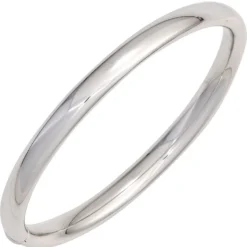 Armband Armreif aus 925 Silber glänzend oval schlicht Kastenschloss ca. 19,5 cm