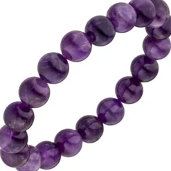 Armband Armschmuck aus Amethyst lila violett Edelsteinarmband endlos 19cm