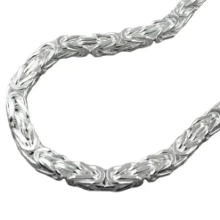 Armband aus echtem 925 Silber, Unisex, Massiv, Länge 21cm