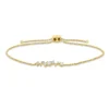 Armband aus 750 Gold Gelbgold 9 Brillanten 0,21ct I-SI B:17,5mm L:22,9cm