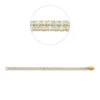 Armband aus 750 Gold Gelbgold 108 Brillanten 7,47ct F-SI B:5,3mm L:17,8cm