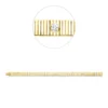 Armband aus 750 Gold Gelbgold 7 Brillanten 0,85ct TW-SI B:7,1mm L:18,2cm Zarge