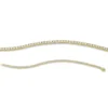 Armband aus 750 Gold Gelbgold 68 Brillanten 3,01ct TW-SI L:18cm 4er-Krappe