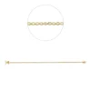 Armband aus 750 Gold Gelbgold 28 Brillanten 0,26ct F-SI B:2,4mm L:18cm Zarge