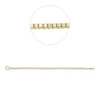 Armband aus 750 Gold Gelbgold 100 Diamanten 1,87ct TW-SI B:6,2mm L:19cm